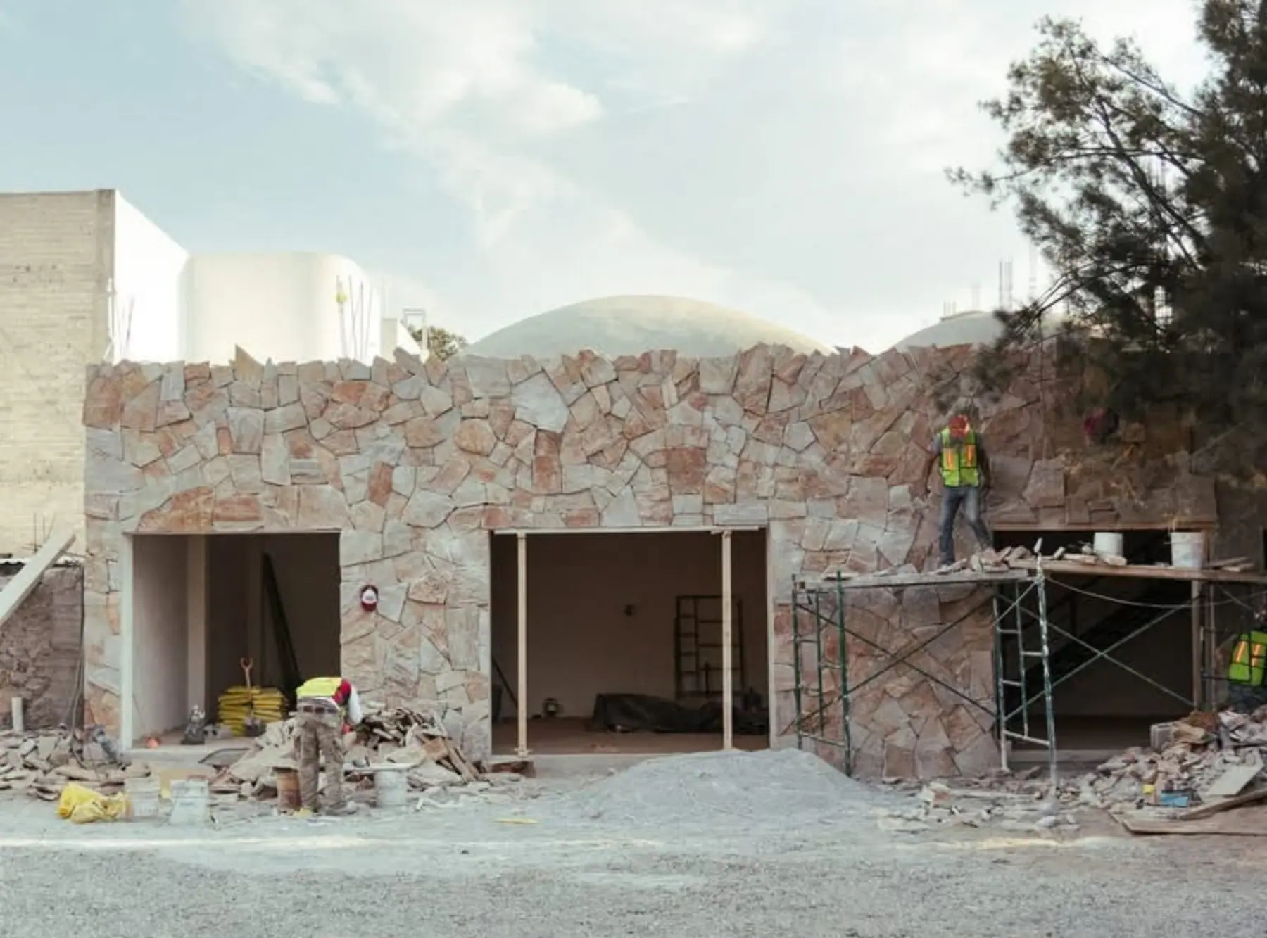 Detalles arquitectónicos de un proyecto