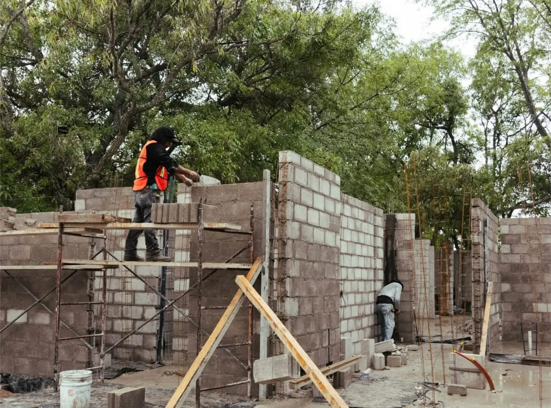Procesos constructivos en ejecución